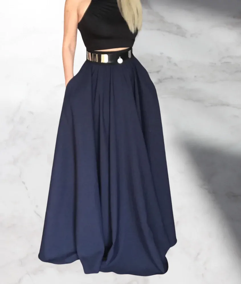 DLOUHÁ SUKNĚ - maxi sukně BOROS SK-L-BLN 01